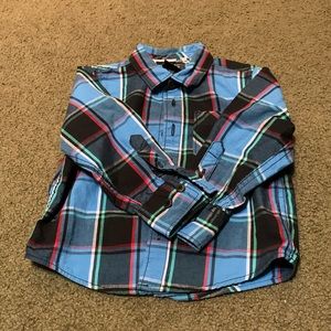 Boys Shawn White plaid button down